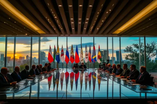 Carte des nouvelles alliances géopolitiques.