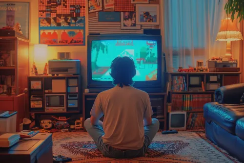 Esthétique 8-bit  :  pixel art et musique rétro.