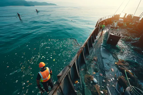 Collecte de plastique :  technologies innovantes.