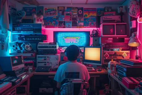 Musique Chiptune :  mélodies rétro et entraînantes.