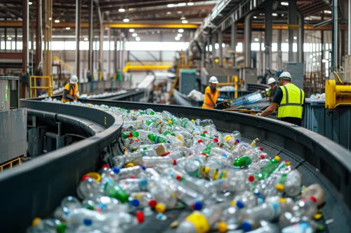 Recyclage plastique, économie circulaire en action.