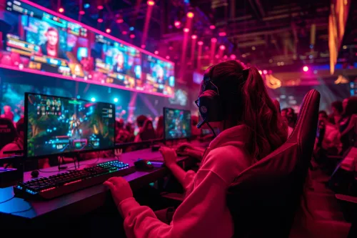Croissance exponentielle de l'e-sport mondial.