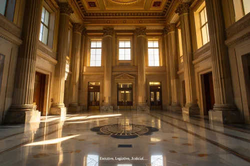 Équilibre des pouvoirs. Séparation des pouvoirs.