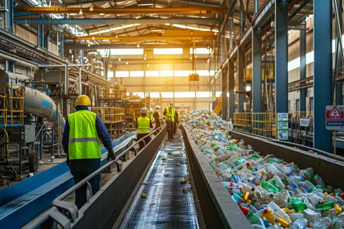 Recyclage plastique optimisé pour une meilleure efficacité.