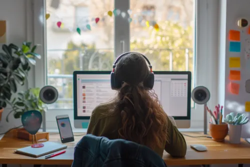 Des experts collaborent sur un projet, affinant la gestion opérationnelle et l'excellence du service client avec succès.