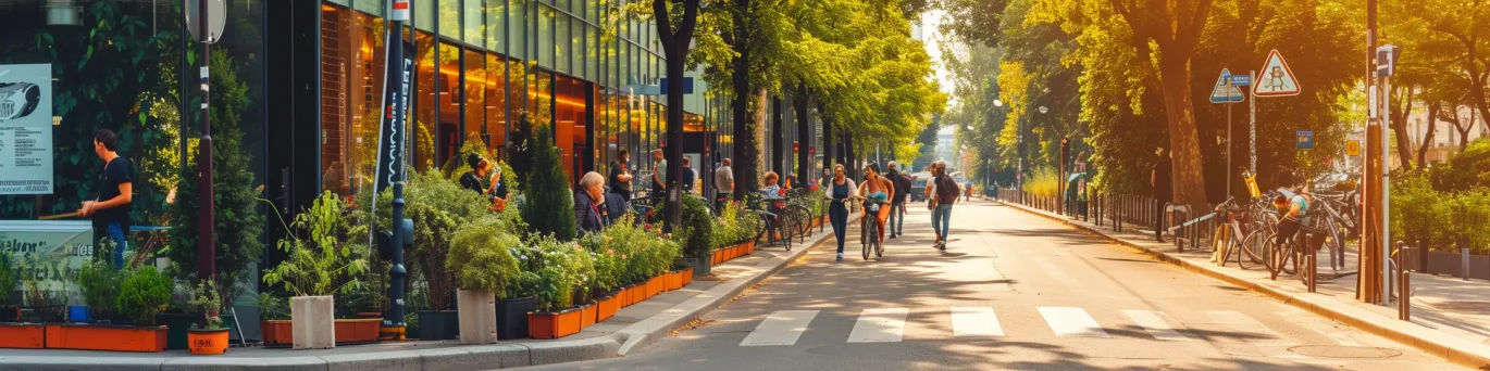 Des citoyens engagés plantent des végétaux en milieu urbain, participant à une action verte qui revitalise l'environnement.