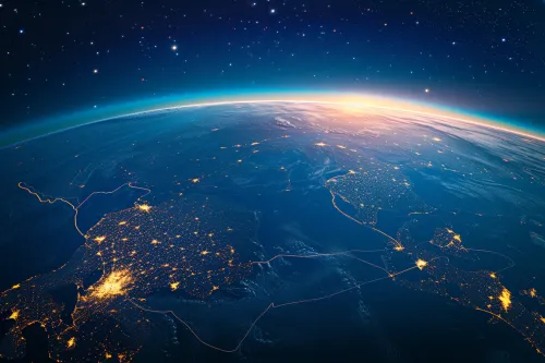 Carte géopolitique complexe soulignant le rôle stratégique prépondérant de l'Indo-Pacifique sur la scène mondiale.