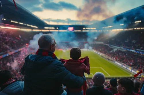 L'ADN du supportérisme, symbolisant la genèse de la passion des fans et son profond ancrage historique.
