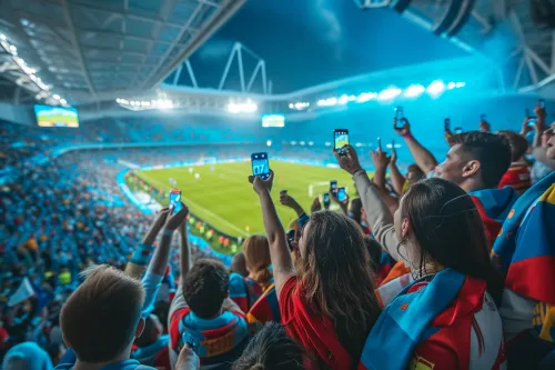 Des supporters connectés interagissent activement, démontrant l'amplification de leur voix et de nouvelles interactions via le digital.