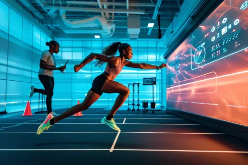 Jeune prodige sportif appliquant des stratégies d'entraînement sportif révolutionnaires pour maximiser son potentiel.