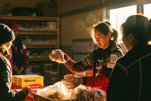 Personnes œuvrant ensemble, démontrant l'essence même du bénévolat et de la solidarité citoyenne.