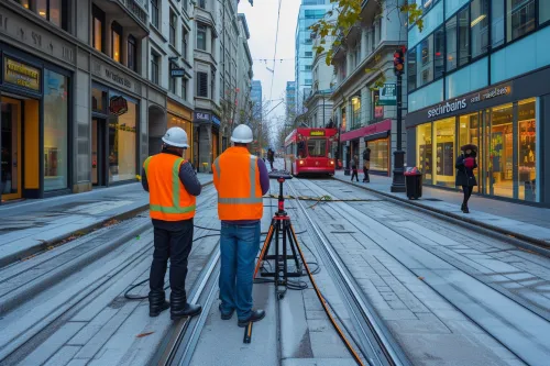 Exploration d'une carte stylisée révélant des points d'intérêt cachés, symbolisant le patrimoine urbain secret dévoilé.