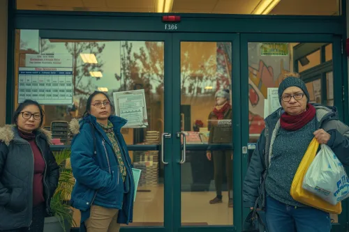 Un groupe diversifié de volontaires souriants franchissant ensemble des obstacles métaphoriques pour s'engager activement.